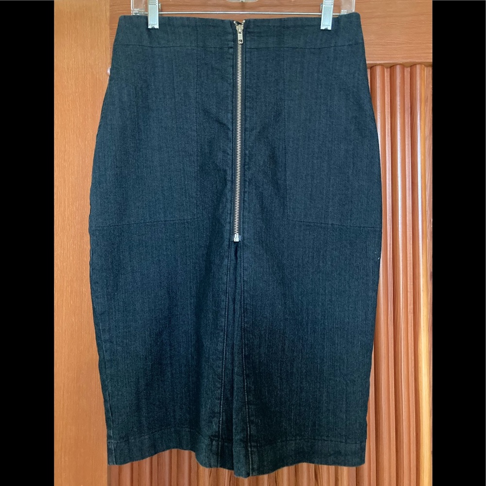 NWOT Prairie Underground Zippered Denim Jean Skirt Size Medium